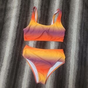 Vibrant Ombre Tankini Set Size S